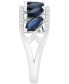 Фото #4 товара Kanchan Sapphire (2-3/8 ct. t.w.) & Diamond (1/4 ct. t.w.) in 10k White Gold