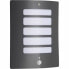 Wall Light Brilliant Todd Exterior Motion Detector Anthracite Metal 60 W E27