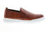 Фото #1 товара Robert Graham Verke RG5513S Mens Brown Leather Lifestyle Sneakers Shoes 12