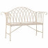 Bench Alexandra House Living White Iron 50 x 88 x 110 cm