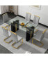 Фото #8 товара Ultra-Modern Extendable Dining Table for 4-8, with Display & Presentation Options