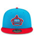 Фото #3 товара Men's Blue, Red Miami Marlins City Connect 59FIFTY Fitted Hat