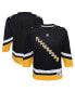 ფოტო #1 პროდუქტის Big Boys Black Pittsburgh Penguins 2021/22 Alternate Replica Jersey