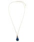 ფოტო #2 პროდუქტის Tribeca Genuine Lapis Long Pendant Necklace