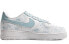 【定制球鞋】 Nike Air Force 1 Low 特殊鞋盒 逐梦南山 山水画 简约 低帮 板鞋 男款 蓝绿白 / Кроссовки Nike Air Force CW2288-111