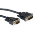 Фото #2 товара ROLINE DVI Cable - DVI (12+5) M - HD15 M 2 m - 2 m - DVI-A - VGA (D-Sub) - Male - Male - Black