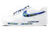 【定制球鞋】 Nike Air Force 1 Low 空军一号 梵高 罗纳河畔的星夜 艺术 油画 涂鸦 低帮 板鞋 女款 蓝紫 / Кроссовки Nike Air Force DH2920-111