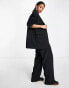 Something New X Naomi Anwer oversized blazer co-ord in black