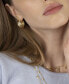 ფოტო #2 პროდუქტის Livie Crystal Baguette Hoop Earrings
