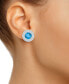 ფოტო #5 პროდუქტის Rhodolite Garnet (3-1/3 ct. t.w.) & White Topaz (3/4 ct. t.w.) Stud Earrings in Sterling Silver (Also in Citrine, Peridot, Blue Topaz, & Amethyst)