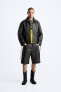 Фото #1 товара Кожаная куртка в винтажном стиле ZARA