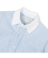 ფოტო #3 პროდუქტის Boys Organic Long Sleeve Pique Button-Down Shirt, Infant