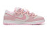 【定制球鞋】 Nike Dunk Low Pink Foam 礼物 字母 解构 高街 低帮 板鞋 女款 粉色 / Кроссовки Nike Dunk Low DV3054-600