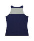 ფოტო #3 პროდუქტის Men's Navy and Gray Dallas Cowboys Heritage Colorblock Tank Top