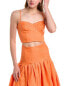 Nicholas Cepia Bustier Linen Bra Top Women's Orange 10