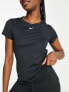 Фото #1 товара Nike Training essential swoosh t-shirt in black