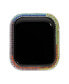 ფოტო #2 პროდუქტის Women's Mixed Metal Apple Watch Bumper Accented with Rainbow Crystals, 40mm