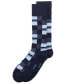 ფოტო #1 პროდუქტის Men's Mosaic Boxes Dress Socks, Created for Macy's