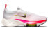Фото #2 товара Nike Air Zoom Tempo Next% 训练 专业 低帮 跑步鞋 男款 白黑粉 / Кроссовки Nike Air Zoom Tempo Next DJ5430-100