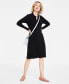 ფოტო #1 პროდუქტის Women's Collared Sweater Dress, Created for Macy's