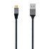 Фото #1 товара Кабель USB A — USB-C Aisens A107-0633 2 m Серый (1 штук)