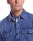 Фото #3 товара Men's Denim Overshirt Jacket