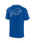 ფოტო #3 პროდუქტის Men's and Women's Royal Buffalo Bills Super Soft Short Sleeve T-shirt