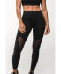 ფოტო #1 პროდუქტის High-Rise Mesh Legging with Pockets