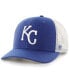 ფოტო #1 პროდუქტის Men's Royal, White Kansas City Royals Primary Logo Trucker Snapback Hat