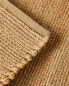 Braided jute doormat