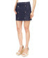 Фото #5 товара Women's Button-Front Denim Mini Skirt