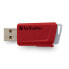 Фото #6 товара Verbatim Store 'n' Click - USB 2.0 Drive 3.2 GEN1 - 3x16 GB - Red/Blue/Yellow - 16 GB - USB Type-A - 3.2 Gen 1 (3.1 Gen 1) - 80 MB/s - Slide - Blue - Red - Yellow