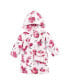 Фото #1 товара Baby Boys Plush Animal Face Bathrobe, Rose, 0-9 Months