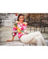 Фото #7 товара Plus Size Floral Off The Shoulder Bubble Sleeve Tie Front Blouse