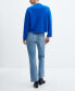 Фото #2 товара Women's Perkins Neck Knitted Sweater