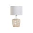 Фото #1 товара Настольная лампа Home ESPRIT Белый Коричневый Стеклянный Веревка 220 W 60 V 28 x 28 x 45 cm (2 штук)