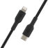 Фото #1 товара Кабель USB-C—Lightning Belkin CAA004BT1MBK 1 m Чёрный