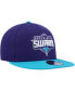 ფოტო #4 პროდუქტის Men's Purple, Teal Greensboro Swarm 2022-23 NBA G League Draft 9FIFTY Snapback Hat