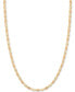 Фото #1 товара 20" Tri-Color Valentina Chain (1/5mm) in 14k Gold, White Gold and Rose Gold