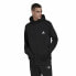 Толстовка с капюшоном мужская Adidas Essentials For Gameday Чёрный