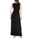 Фото #5 товара V-Neck Sleeveless Maxi Dress with Belt