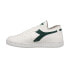 Фото #3 товара Diadora Mi Basket Row Cut 2030 Lace Up Mens Green, White Sneakers Casual Shoes