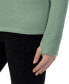 ფოტო #4 პროდუქტის Petite Fleecewear Half-Zip Hooded Top