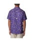 Men's Purple LSU Tigers Super Slack Tide Omni-Wick Button-Up Shirt