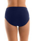 Фото #2 товара Women's Solid Classic Jersey Swim Brief Bottoms