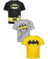 ფოტო #1 პროდუქტის Justice League Batman Joker Riddler Boys 3 Pack Graphic Short Sleeve T-Shirt Toddler|Child