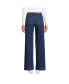 Petite Recover High Rise Wide Leg Blue Jeans