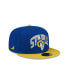Фото #2 товара Men's X Staple Royal, Gold Los Angeles Rams Pigeon 59Fifty Fitted Hat