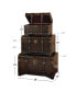 Фото #2 товара Wood Traditional Trunk, Set of 3