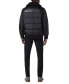 ფოტო #2 პროდუქტის Men's Beaumont Aviator Puffer with Faux Leather Trim